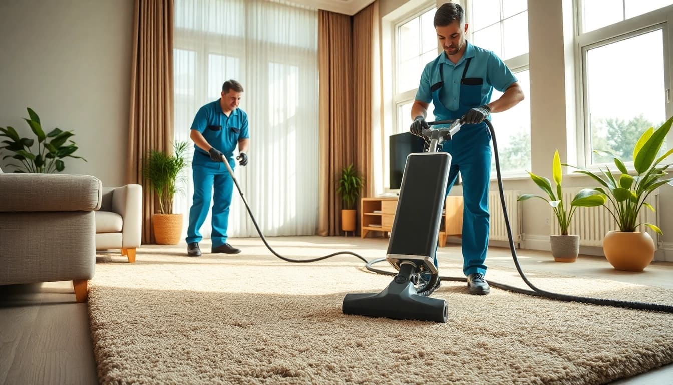 Expert carpet cleaners in Glasgow restoring cozy living room carpets with precision.