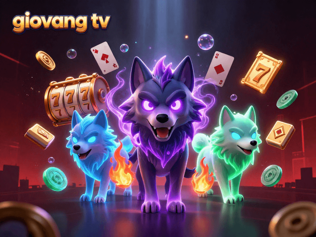 Experience giovang tv's thrilling live gaming with spectral wolves and immersive casino elements.