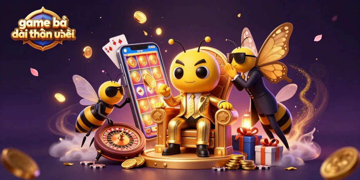 Enjoy thrilling gameplay with game bài đổi thưởng uy tín in a vibrant casino scene featuring a mob boss and thrilling slot games.