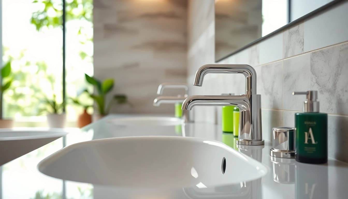 Sanitärausstattung von sonni sanitär in modernem Badezimmer, elegant und hochwertig gestaltet.