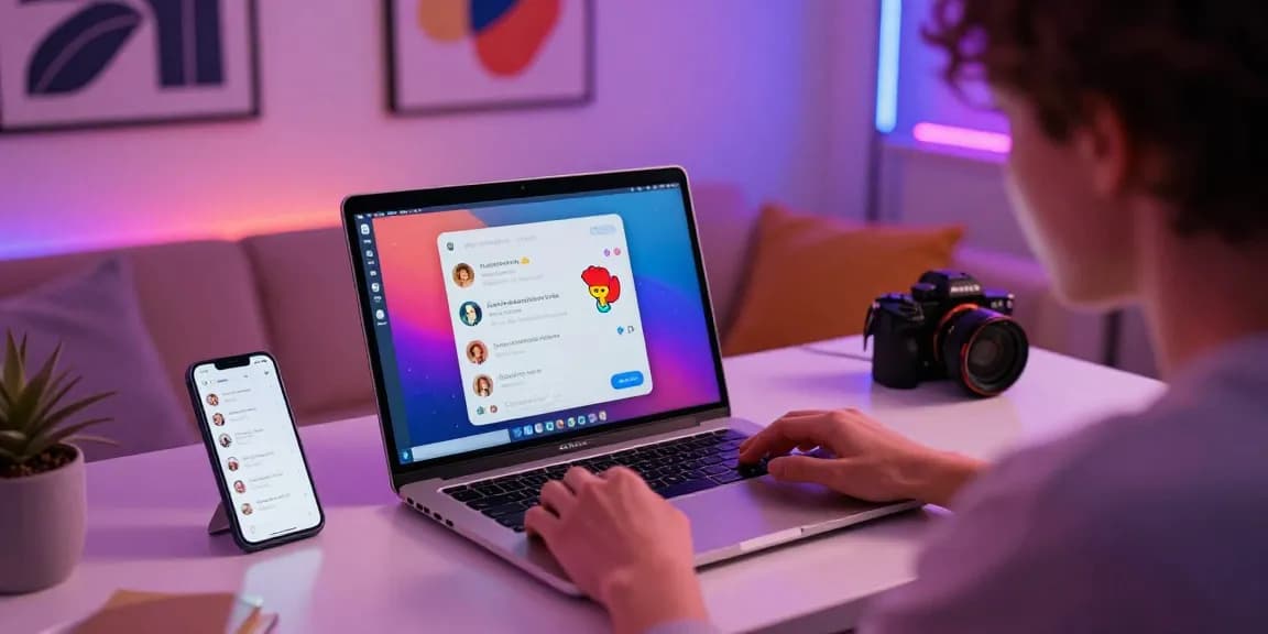 Engaging NSFW AI chat interface with vibrant character selections and personalized settings