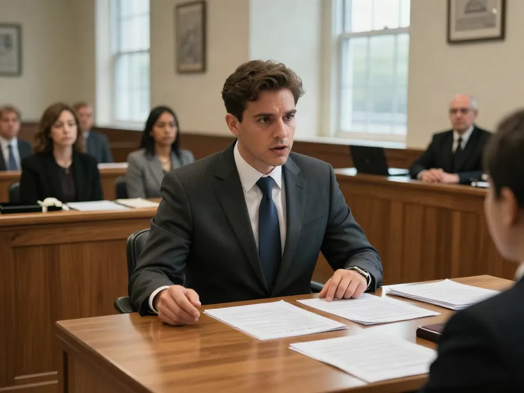 Top DUI lawyers in Cumming GA defending clients in a modern courtroom setting