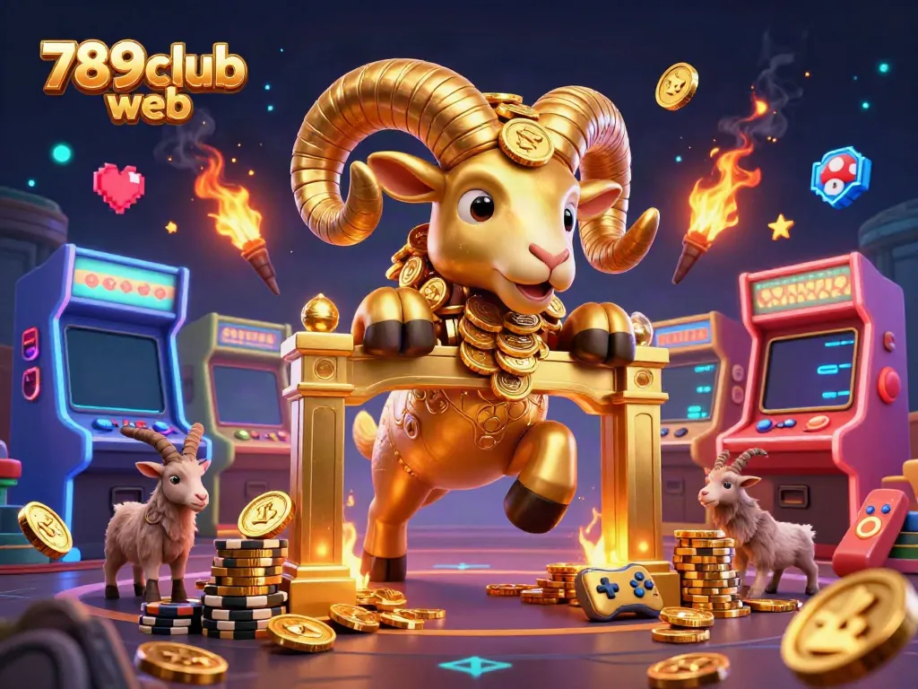 Experience thrilling games at 789club web, featuring dynamic 3D characters and colorful casino elements.