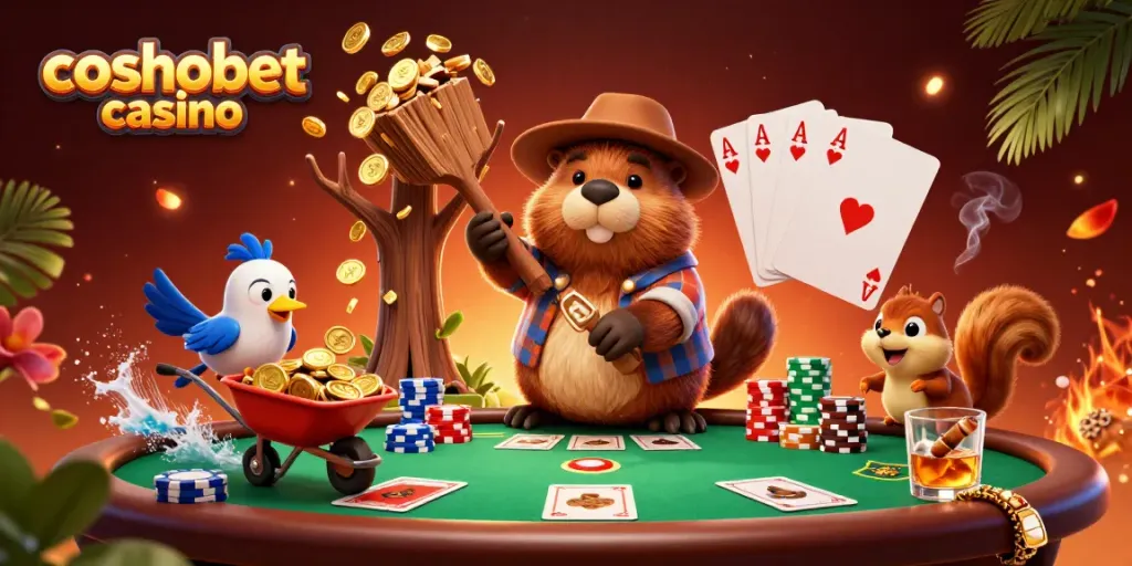 Engage with exciting gameplay at cosmobet casino featuring charismatic characters and vibrant casino elements.