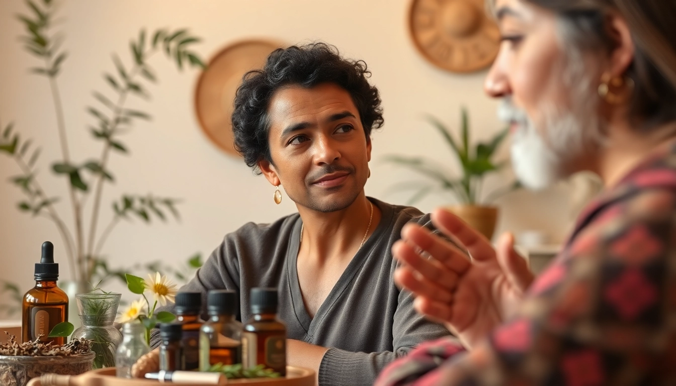 Experience personalized Ayurveda Consultation in a serene setting with a knowledgeable practitioner.