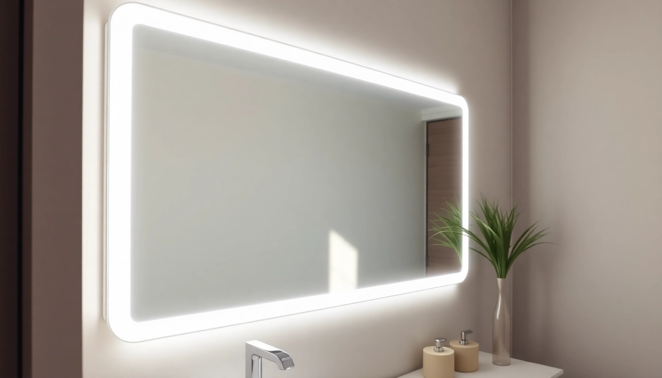 Enhance your space with an elegant led mirror bathroom that features sleek lighting and modern design.