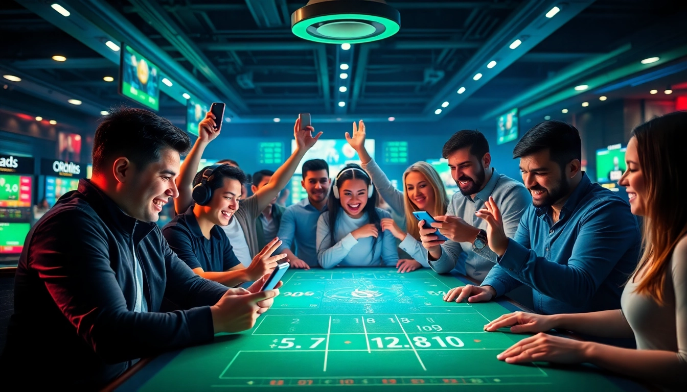 Dynamic online gaming scene featuring vin777.gb.net players engaged in sports betting and casino games.