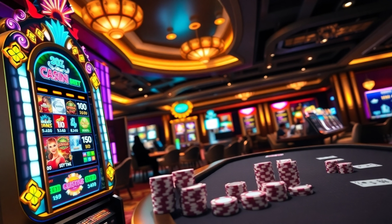 Experience thrilling gaming at https://okfun.jpn.com/ with vibrant slot machines and engaging betting visuals.