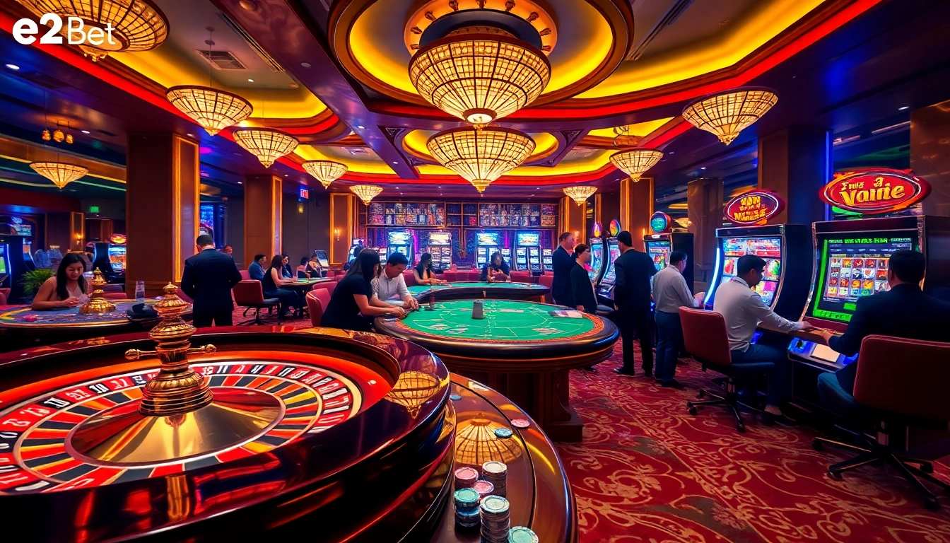 Experience the thrill of gambling at Nhà cái e2bet with vibrant games and excitement.
