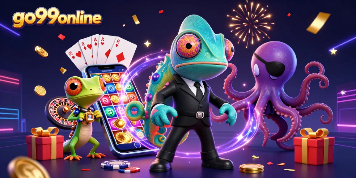 Experience the thrill of go99online with vibrant gaming elements and dynamic characters.