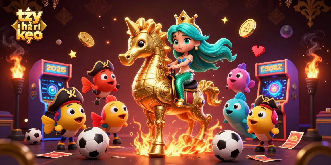 Engage with tỷ lệ kèo sports betting action in a vibrant underwater casino scene featuring a mermaid princess.